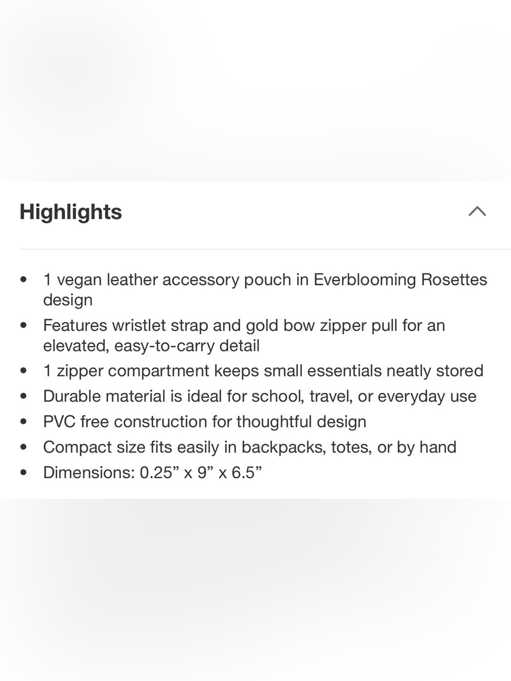 Loveshackfancy x yoobi accessory pouch - Picture 5 of 10